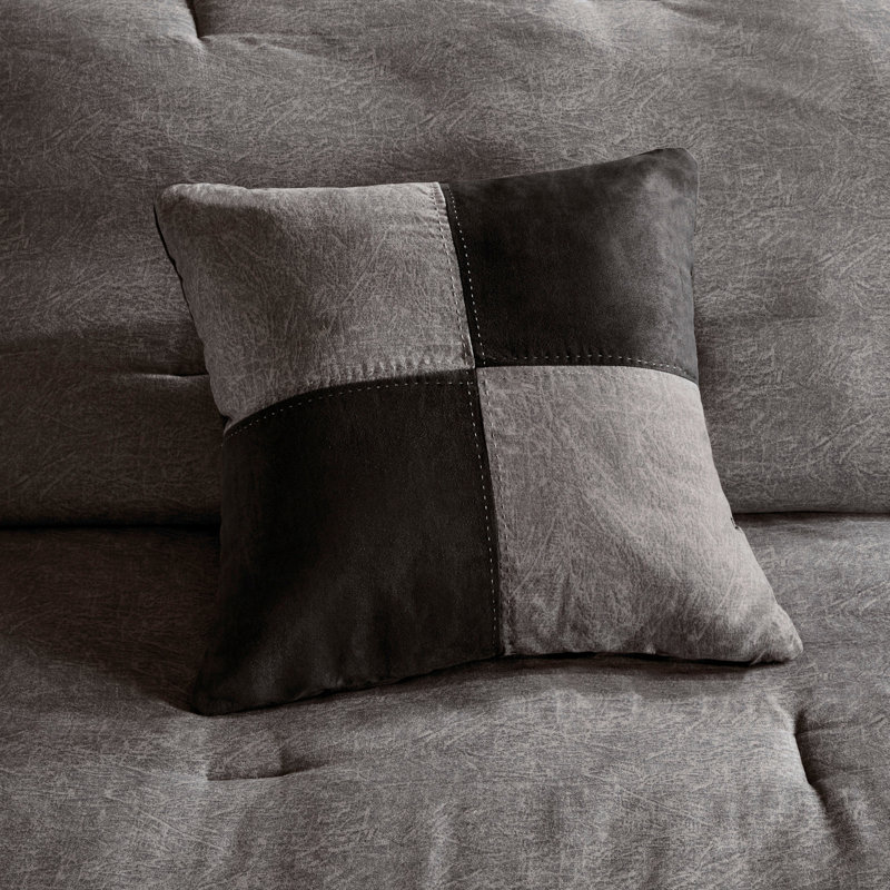 7 Piece Comforter Set Grey