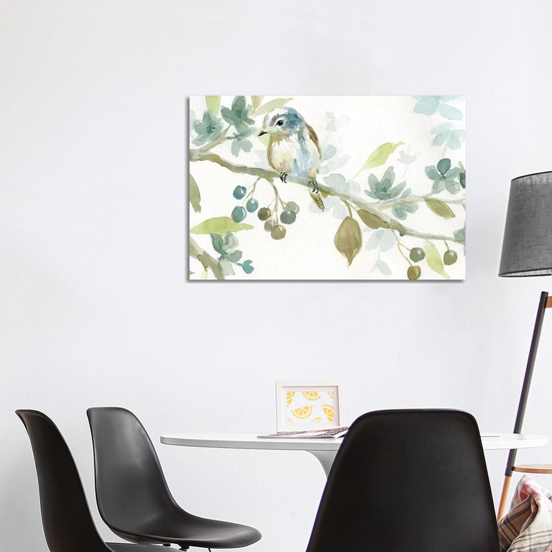 «Commencement du printemps II» par Carol Robinson, reproduction d'art sur toile tendue, H 18 po x l 26 po x P 1,5 po