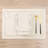 Non-Slip Dining Table Placemats - Set Of 6, Gray-25103650