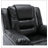 360°Swivel and Rocking Home Theatre Recliner Manual Recliner Chair with Wide Armrest-1900855626
