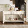 55.12" Wood Distressed Pattern Console Table Sofa Table With Two Drawers And Bottom Shelf Easy Assembly
