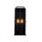 H19" Modern Large Lantern Outdoor Wall Light With Clear Glass Dual-bulb Design And  Black Finish Wall Sconces For Porch Patio Entryway