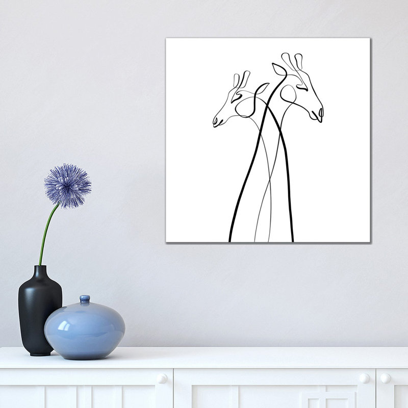 Giraffe by Dane Khy - Wrapped Canvas Gallery-Wrapped Canvas Giclée, 45.72cm H x 45.72cm W