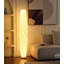 Luminaire de plancher à cylindre torsadé