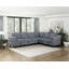 Chaise modulaire sans accoudoirs avec rangement en velours côtelé Modern Living Furniture