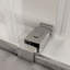 Style sans cadre en nickel brossé à fermeture douce pour une expérience de salle de bain luxueuse