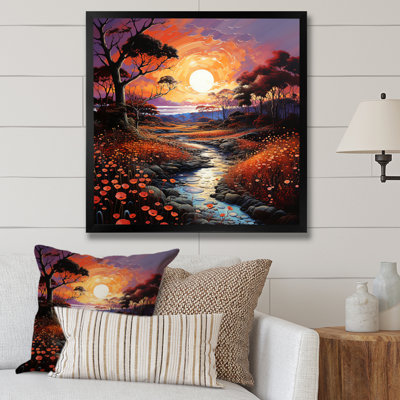 " Neo Expressionism Harmony Of River "