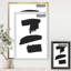 «Black and White Geometric Company I», reproduction d'art sur toile-48413036-48413033