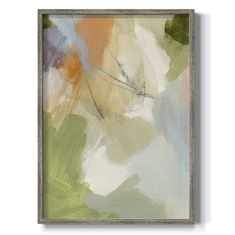 Verdure III, reproduction encadrée - bois massif, H 21 po x l 17 po