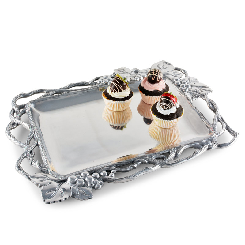 Grape Metal Decorative Tray