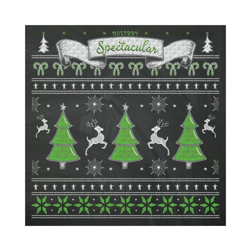 Holiday Sweater II 1 Piece Wrapped Canvas Painting, 30.48 cm H x 30.48 cm W