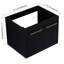 Armoire de salle de bain 24 po en châtaignier noir - fixation murale avec fonction de fermeture en douceur et vaste surface de rangement moderne facile d'entretien