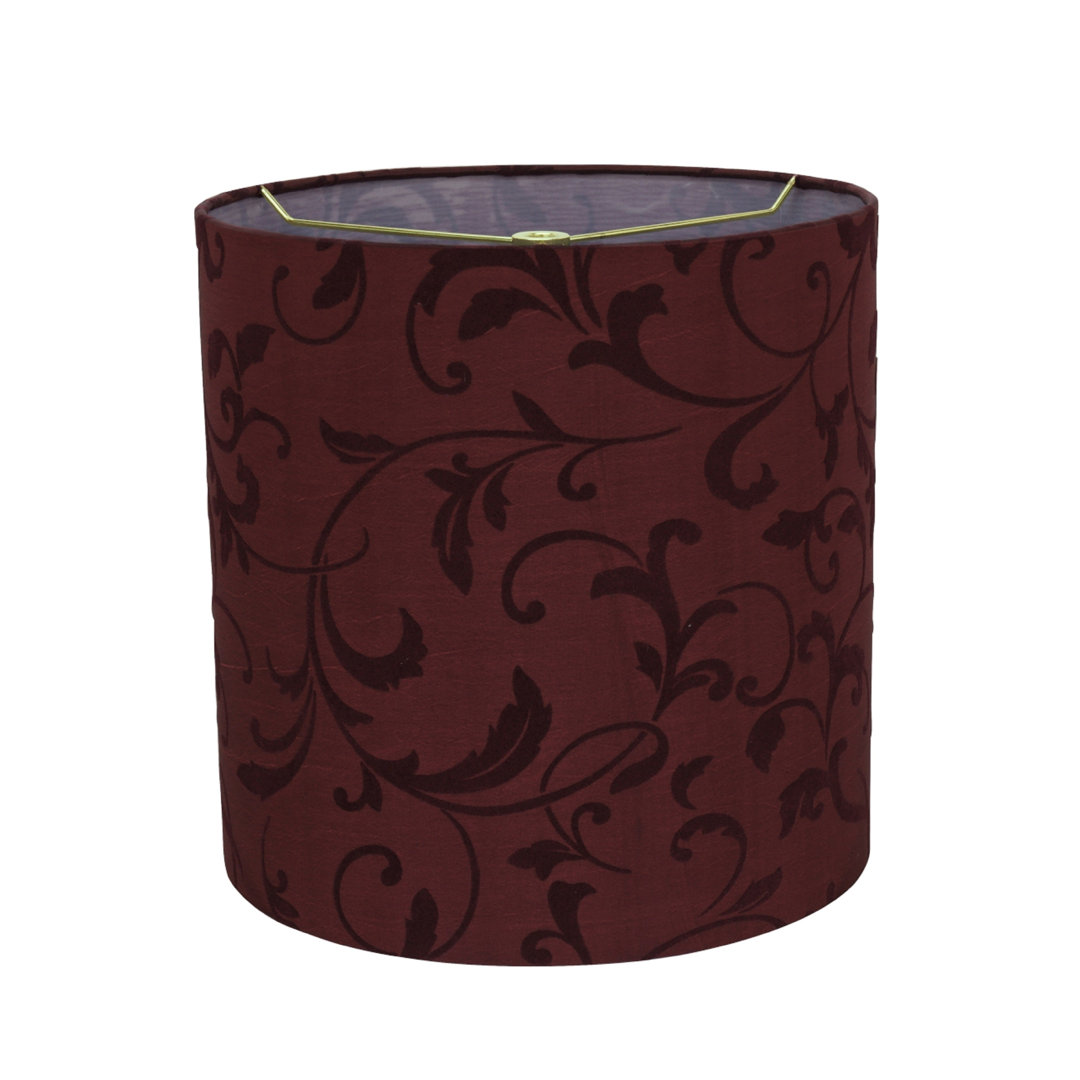 10'' H Faux Silk Fabric Drum Lamp Shade Astoria Grand