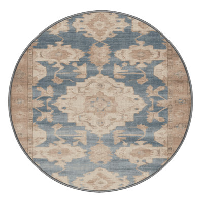 Machine Washable Overdyed Gray Area Rug