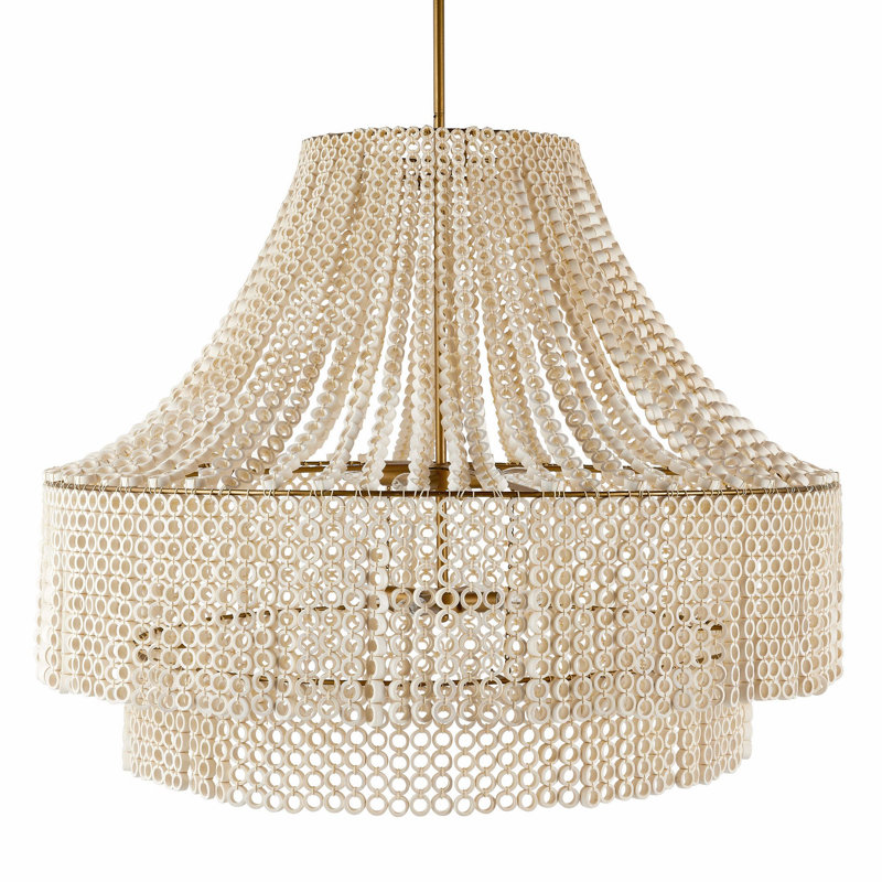 Hannie Large Chandelier, White