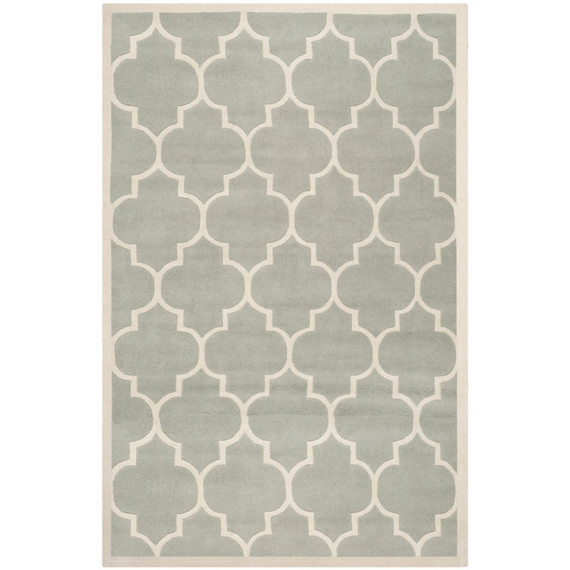Tapis en laine touffeté à la main Carolene, Rectangle 2 pi x 3 pi