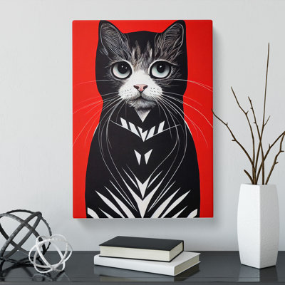 Cat Minimalism Vol.2 - Wrapped Canvas