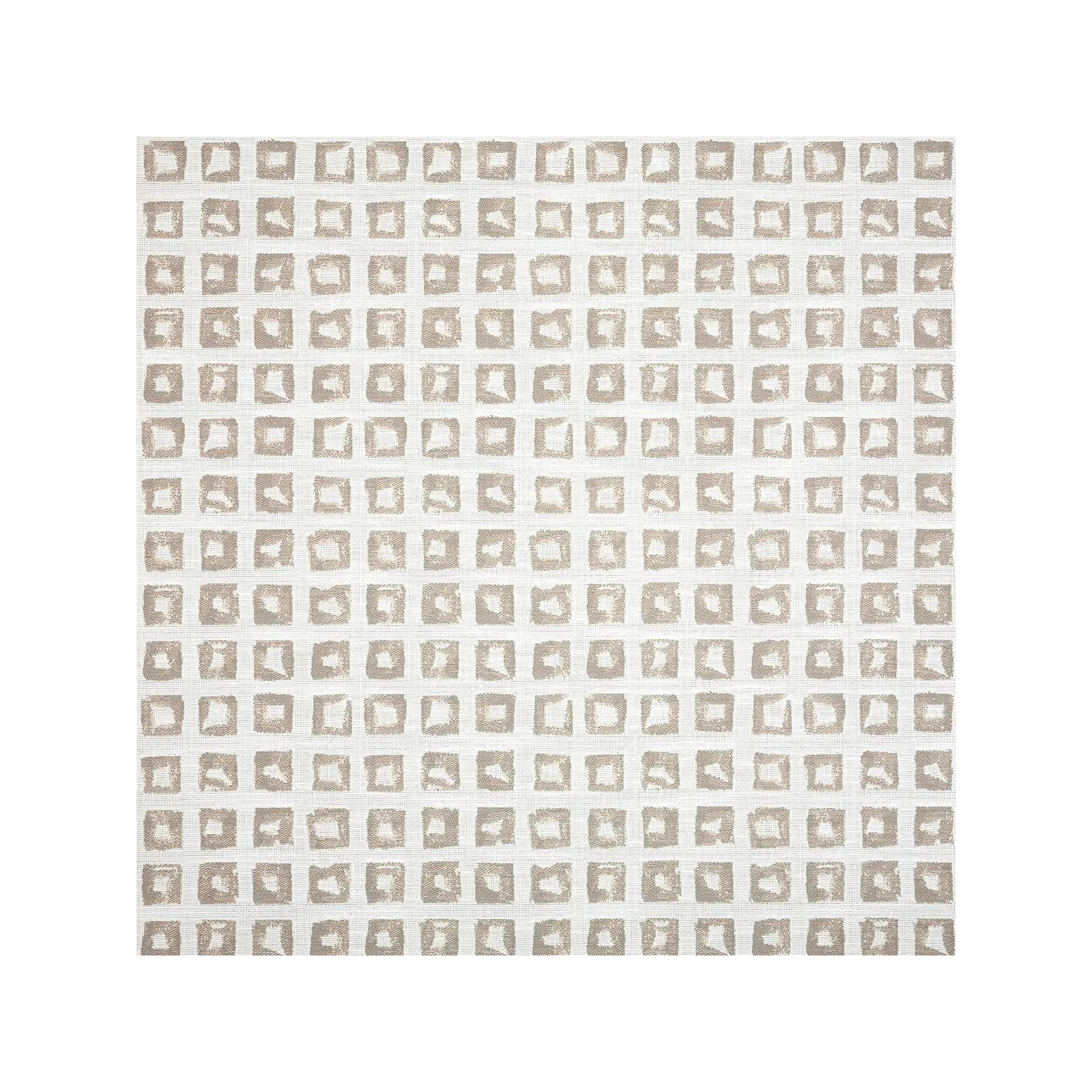 Indoor/Outdoor Sunbrella Geometric Poof, Tan