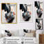 Reproduction d'art sur toile abstraite or mauve complexe - II-1718354466-1718354467