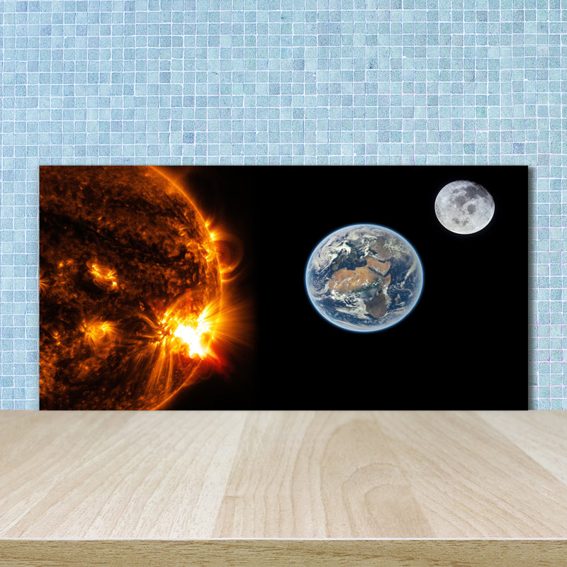 Adrijan 50cm W x 100cm L Glass Peel and Stick Panel