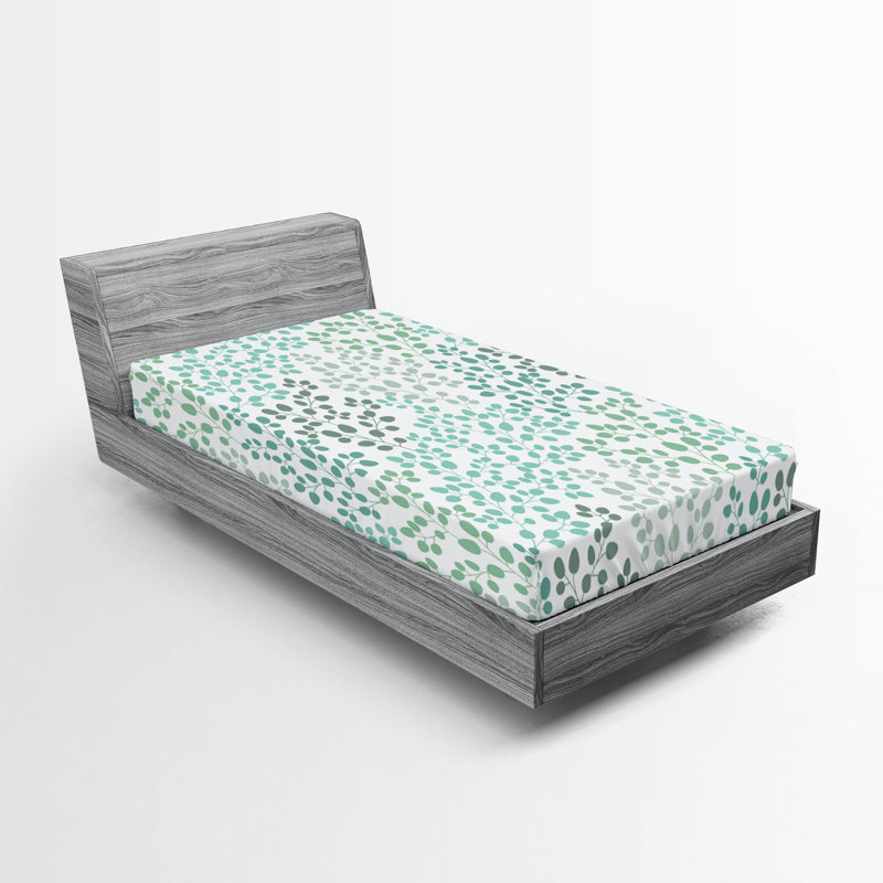Ensemble de 2 draps-housses Ambesonne, Drap-housse de taille simple