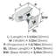Bouton d'armoire en chrome poli de 1-1 / 4 po (32 mm) Mulholland-63965778-109274169