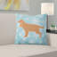 Coussin intérieur/extérieur en flocons d’hiver-32011156