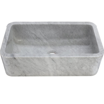 Novatto 33'' W Single Bowl Granite Farmhouse Kitchen Sink
