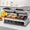Plaque chauffante commerciale pour barbecue 19 x 9 po Panini