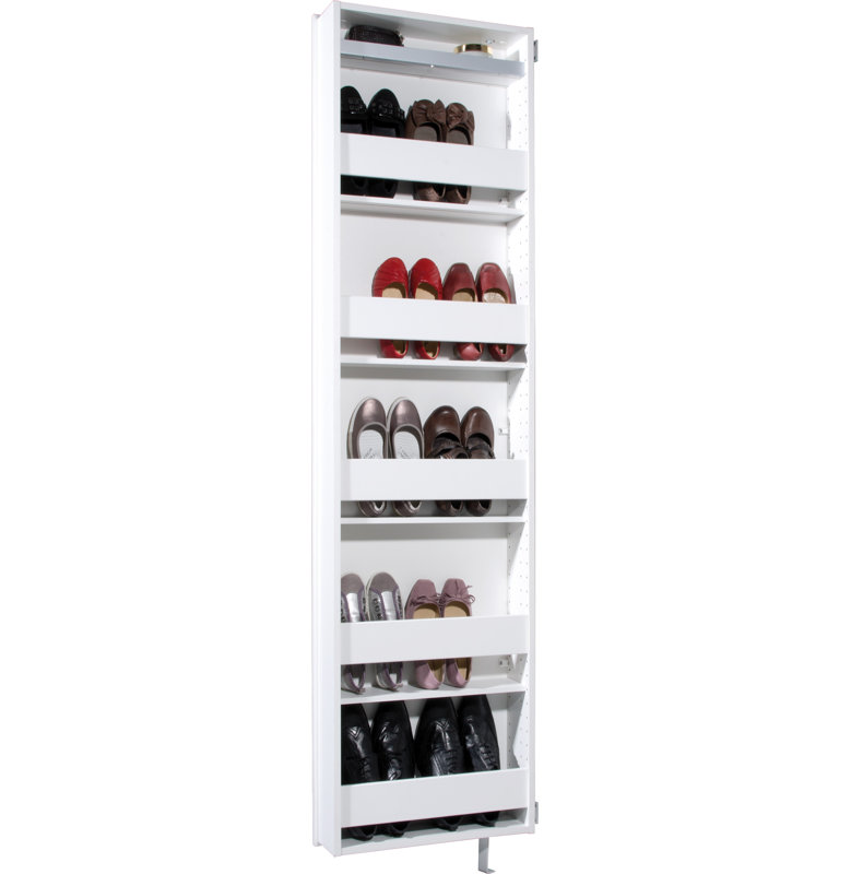 Welcome 10 Pair Shoe Storage Cabinet, White