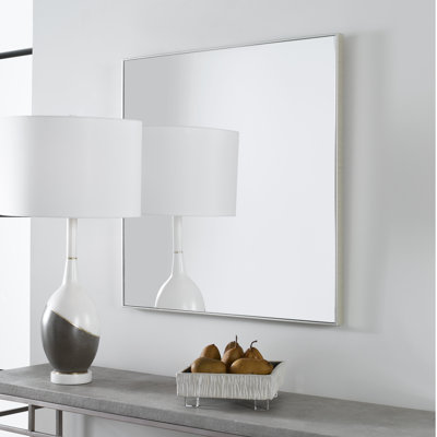 Charlotta Metal Square Wall Mirror