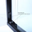 Porte de baignoire coulissante double encadrée l 60 po x H 58 po-54508390