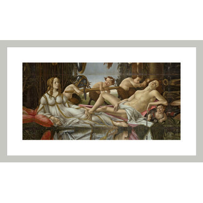 Venus and Mars by Sandro Botticelli -Framed Giclee Print