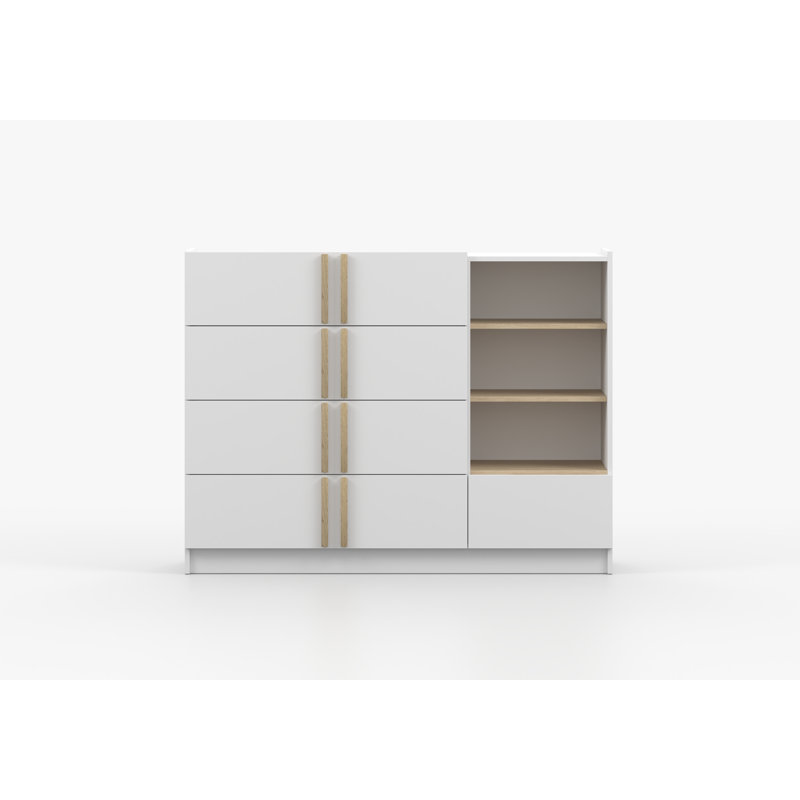 135 cm W Chest of 4 Drawers