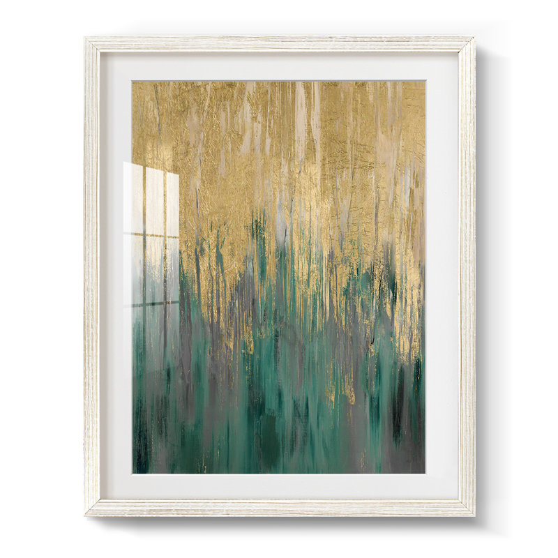 Forêt de Catskill - impression encadrée, H 28,5 po x l 20,5 po, Blanc