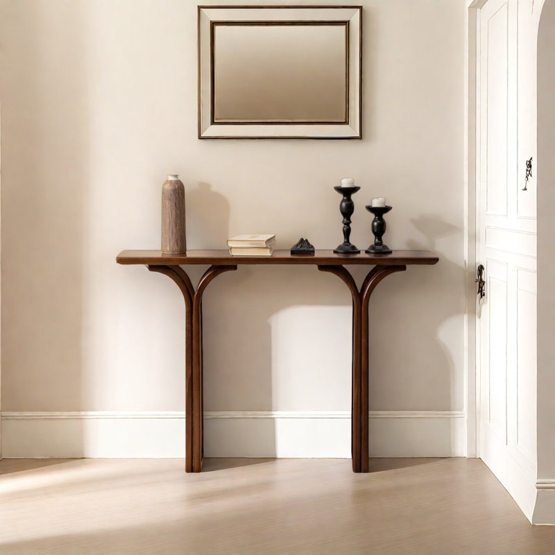 Console Modern Minimalist Art, Brun, H 29,53 po x l 31,5 po x P 11,81 po