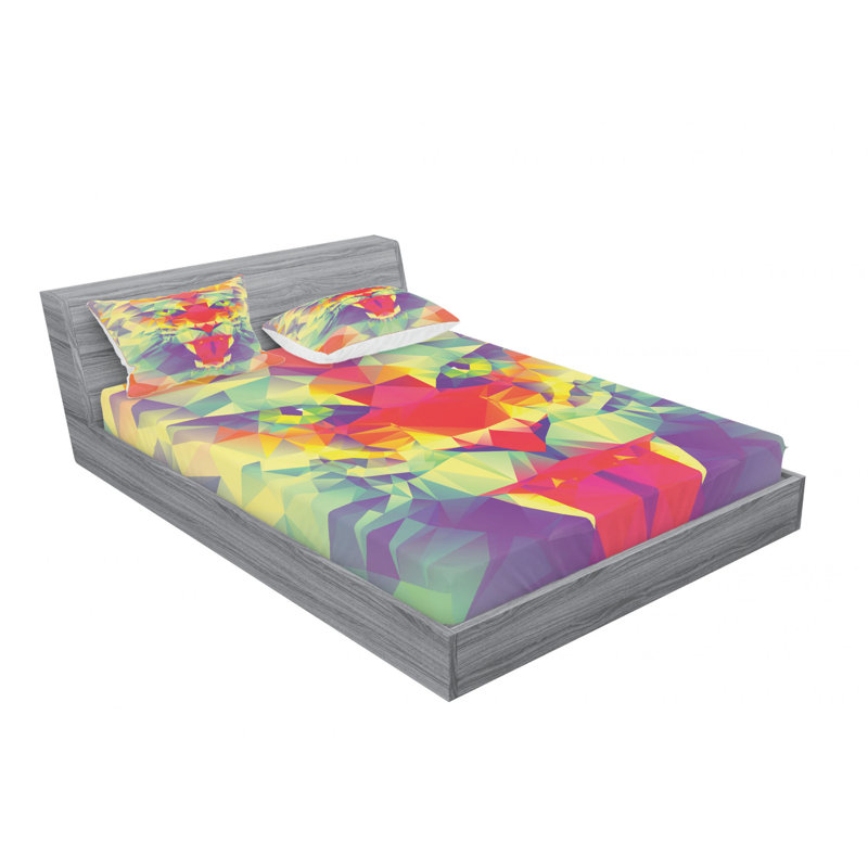 Microfiber Sheet Set, Queen Sheet Set with Fitted Sheet