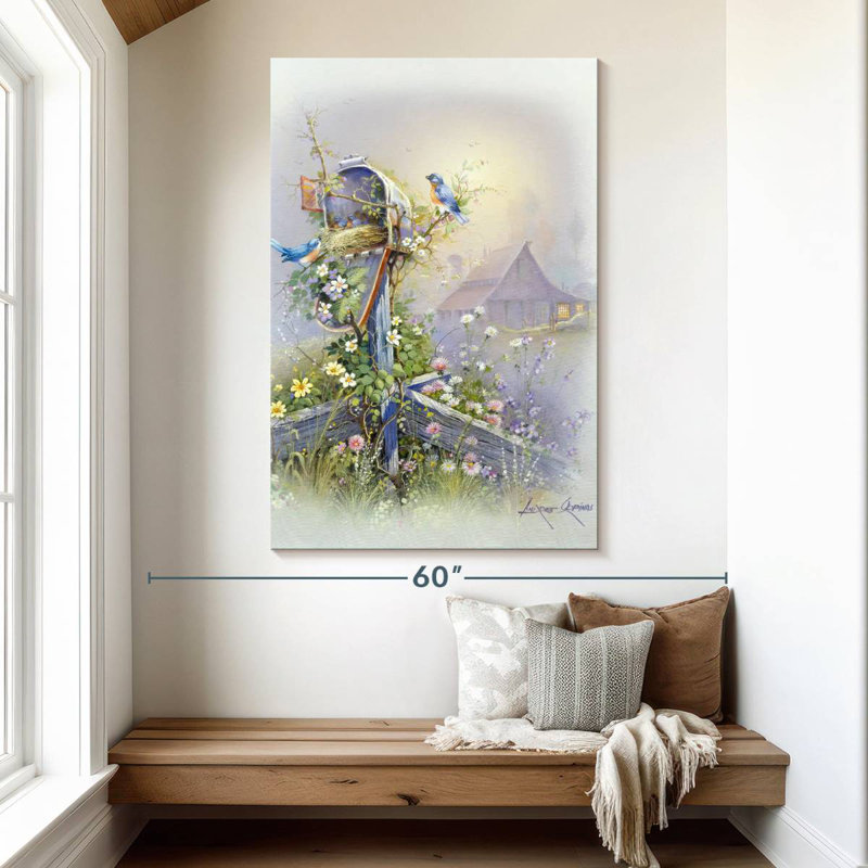 Brampt Mailbox Bird Nest, 51" H x 34" W