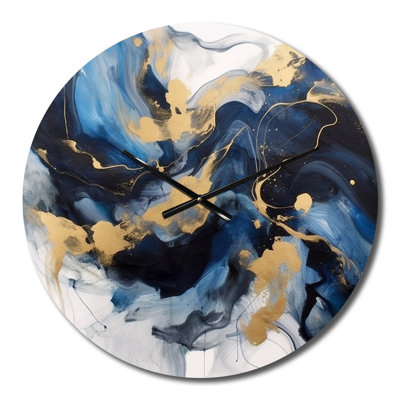 Horloge murale Fractals