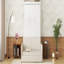 Grand lit escamotable mural avec coussin, grand lit, blanc-1694003759