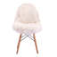 Chaise d'appoint avec pieds en hêtre-285025159