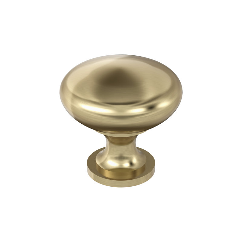 Edona 1-1/4 inch (32mm) Diameter Golden Champagne Cabinet Knob - 25 Pack, Golden Champagne