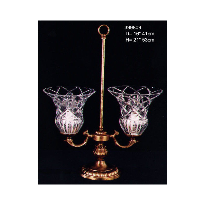 Delay 2 - Light Shaded Chandelier, Antique Silver