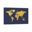 Gold Foil On Denim by Michael Tompsett - Print on Canvas-101410367-101410365