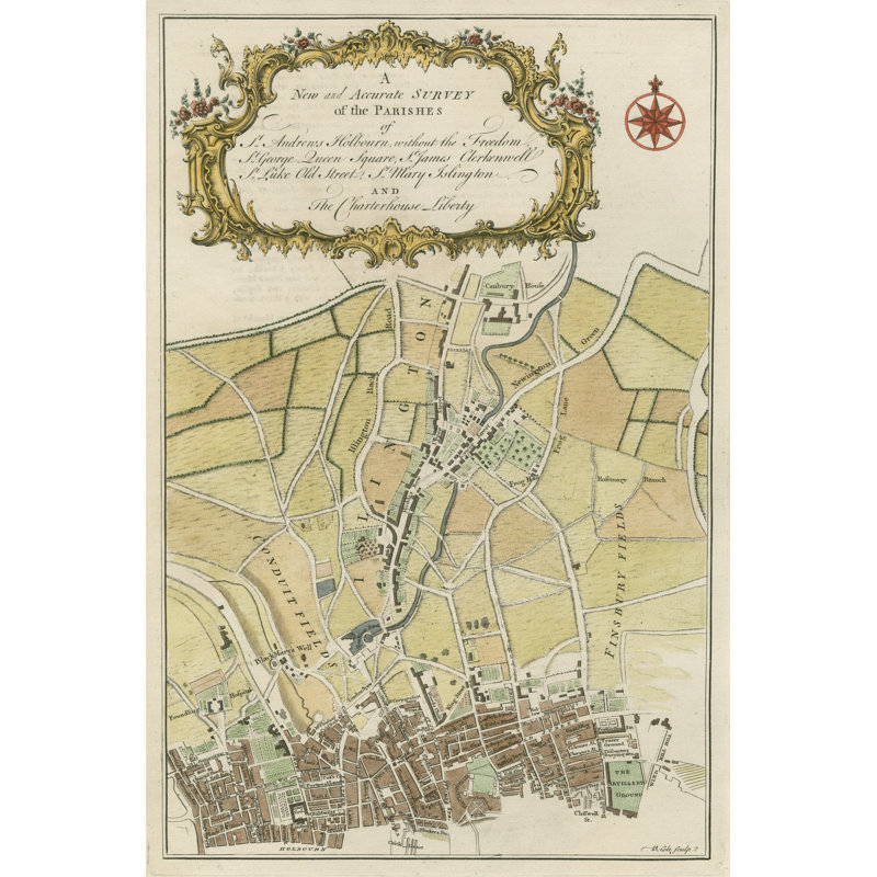 Parishes Of London - Wrapped Canvas Print, 46cm H x 30cm W