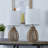 Bailes 13" Boho Paper Rope Rattan Table Lamp Pre-Assembled Shade for Bedroom Living Room Desk