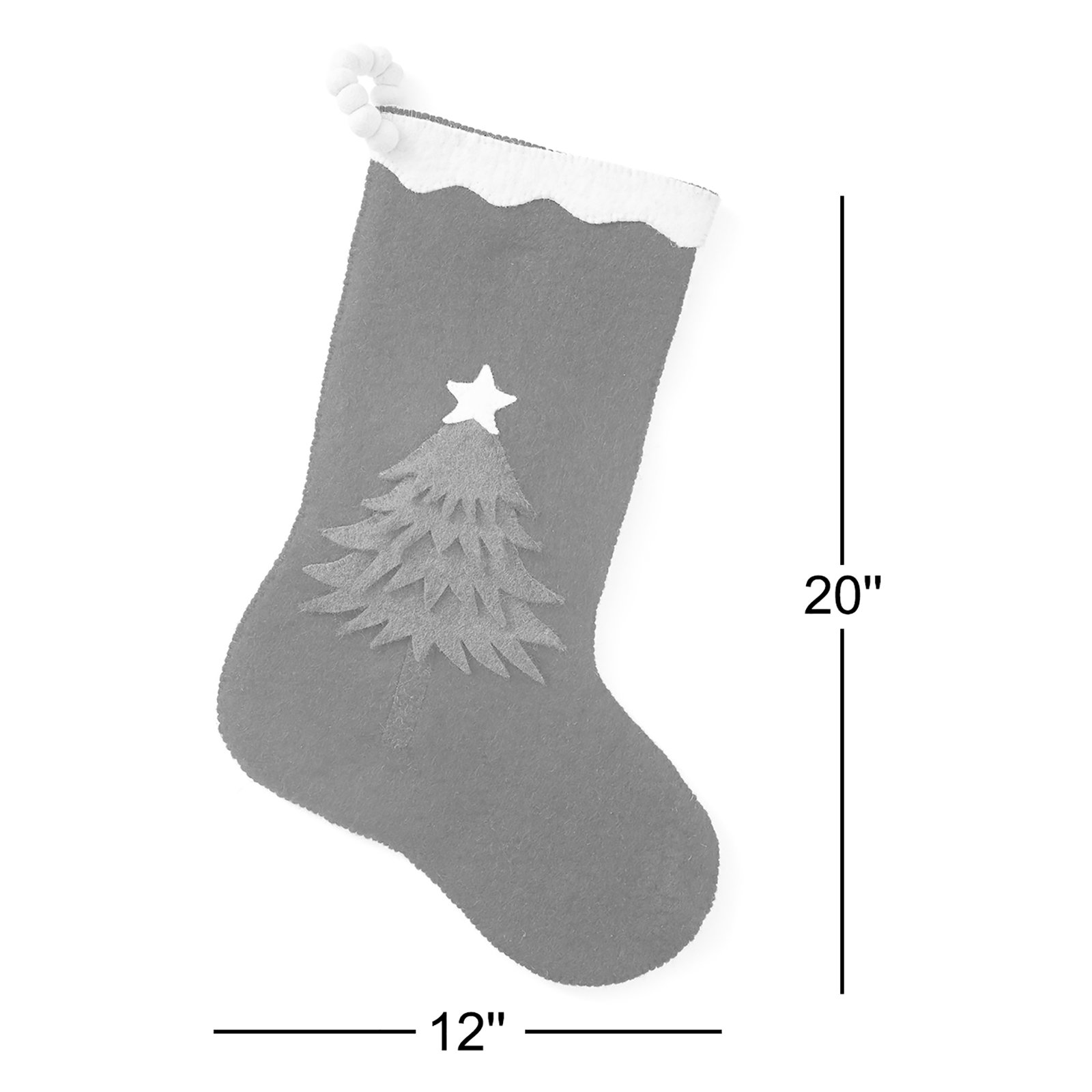 The Holiday Aisle® Hand Felted Wool Stocking
