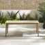Filion Outdoor Wooden Acacia Garden Dining Table - Seats 6 for Modern Garden Patio Dining