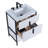 Mirutil Single Bathroom Vanity with Top-1091949663-1091949610