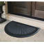 Paillasson demi-rond en caoutchouc à 100%, conception Sunburst-1080643007